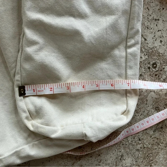 VINTAGE VICTORIA SECRET PINK CANVAS “THINK GREEN LIVE PINK” LOGO TOTE BAG - Picture 4 of 7